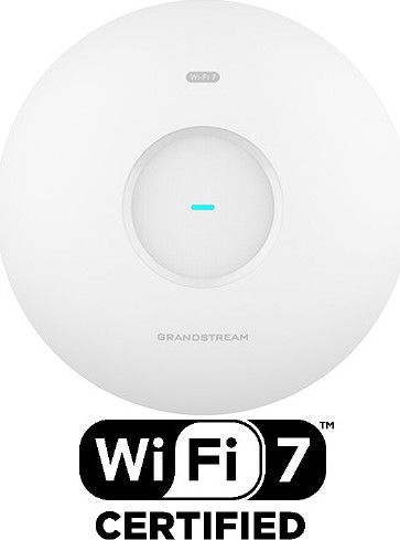 Grandstream GWN7670 AP, Wi-Fi 7, 802.11be, 2x2:2 MIMO s MLO, 4KQAM, MRU, 2x 2,5G Ethernet WAN/LAN