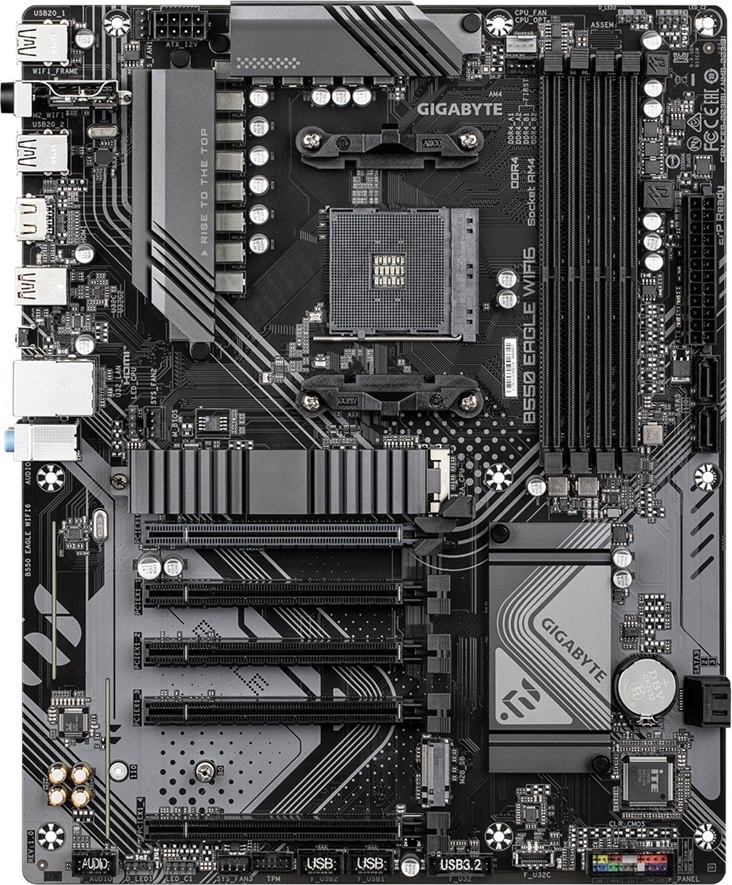 GIGABYTE MB Sc AM4 B550 EAGLE WIFI6, AMD B550, 4xDDR4, 1xHDMI, WiFi
