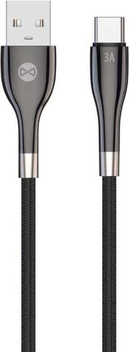 Datový kabel Forever Sleek USB/USB-C 1m 3A černý