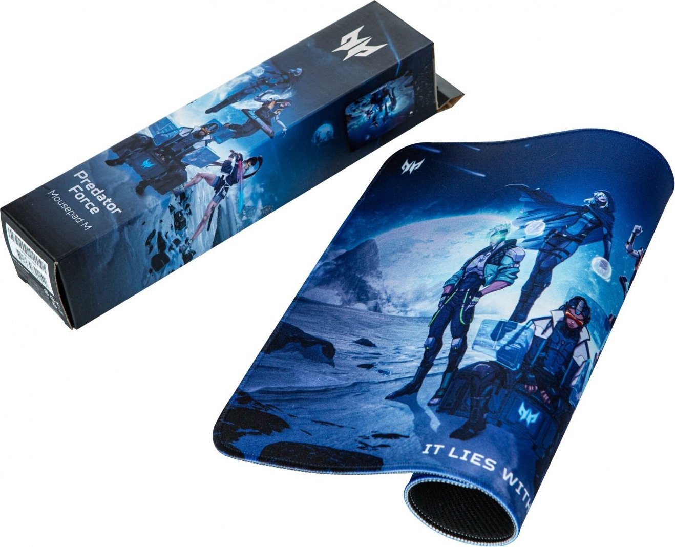 ACER Predator Gaming Mousepad M, podložka pod myš, spodní gumová protiskluzová vrstva, horní vrstva polyester s potiskem