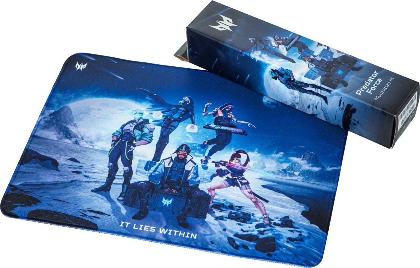 ACER Predator Gaming Mousepad M, podložka pod myš, spodní gumová protiskluzová vrstva, horní vrstva polyester s potiskem