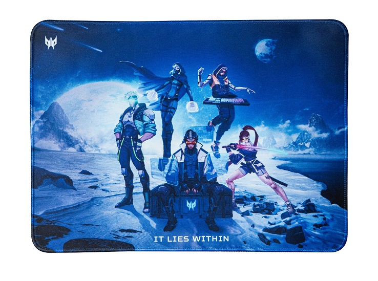 ACER Predator Gaming Mousepad M, podložka pod myš, spodní gumová protiskluzová vrstva, horní vrstva polyester s potiskem