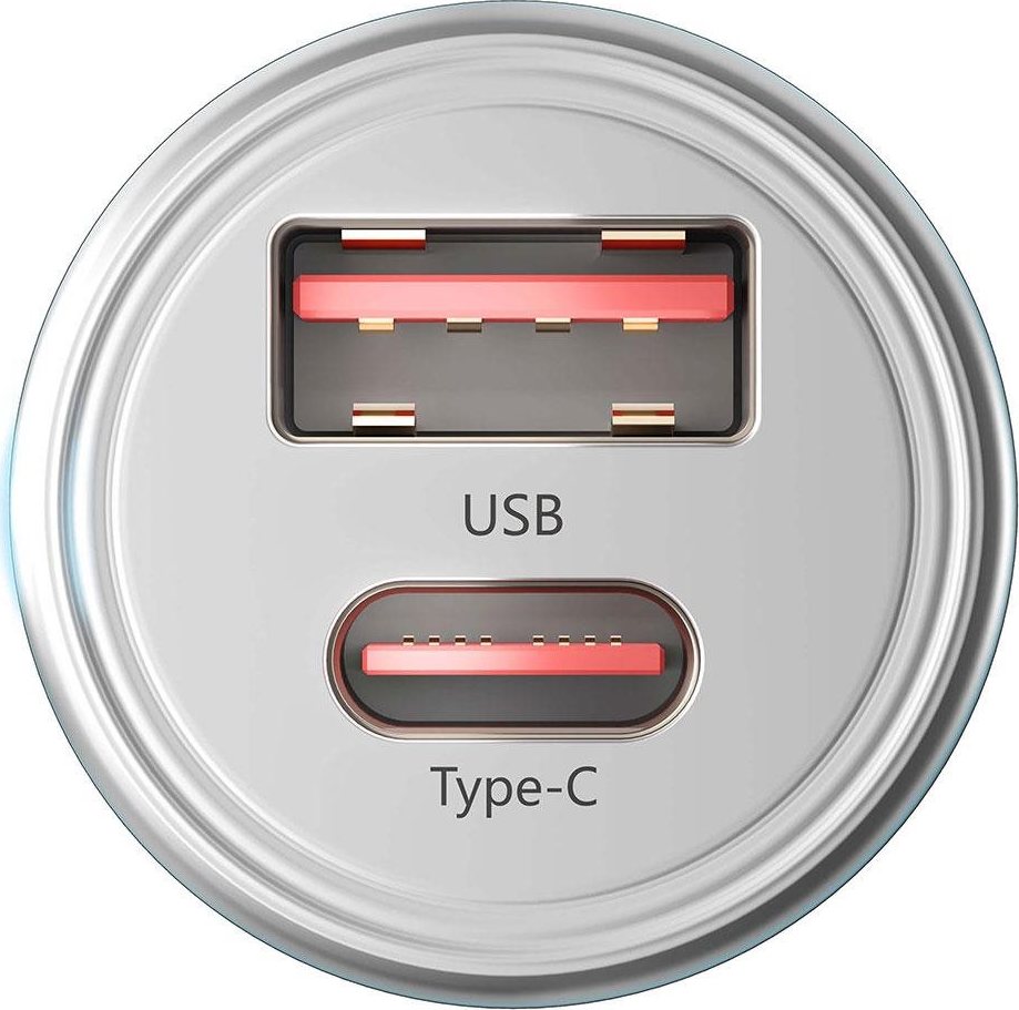 3mk nabíječka do auta - Hyper Car Charger 45W, 1x USB + 1x USB-C (PD)