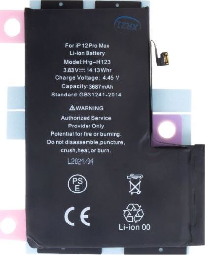 NoName iPhone 12 Pro MAX Baterie 3687mAh Li-Ion (Bulk)