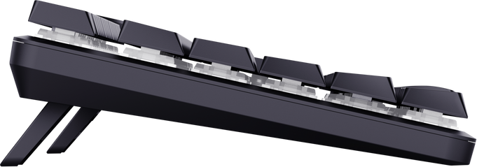 TRUST Herní klávesnice GXT 868 TORIX, Bezdrátová RF 2.4GHz, USB-C, US