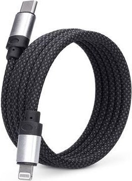 Solight magnetický USB-C/Lightning kabel, USB-C konektor - Lightning konektor, 1m