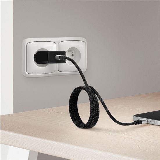 Solight magnetický USB-C/Lightning kabel, USB-C konektor - Lightning konektor, 1m