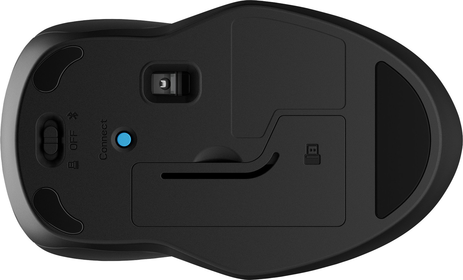 HP Inc. HP myš - HP 255 Dual Wireless Mouse(USB-A dongle 2,4GHz, BT 5.0)