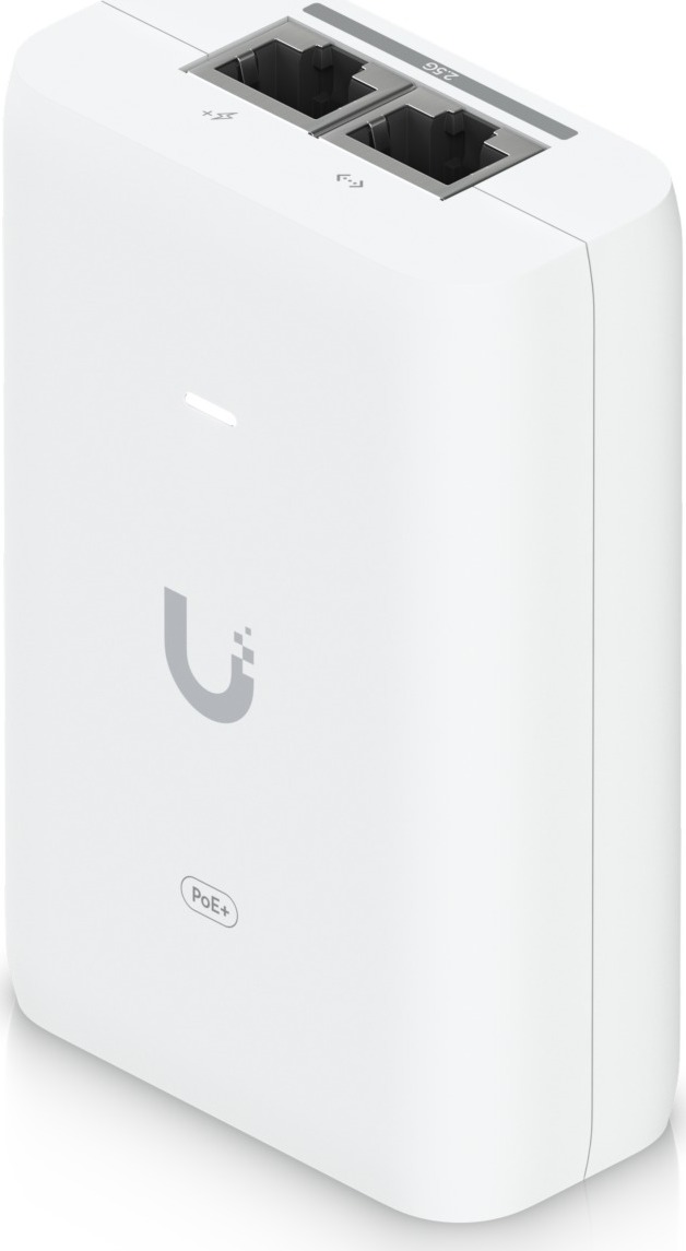 Ubiquiti UBNT UACC-PoE+-2.5G - 2.5Gbitový PoE injektor 48V/0,65A (30W), bílý