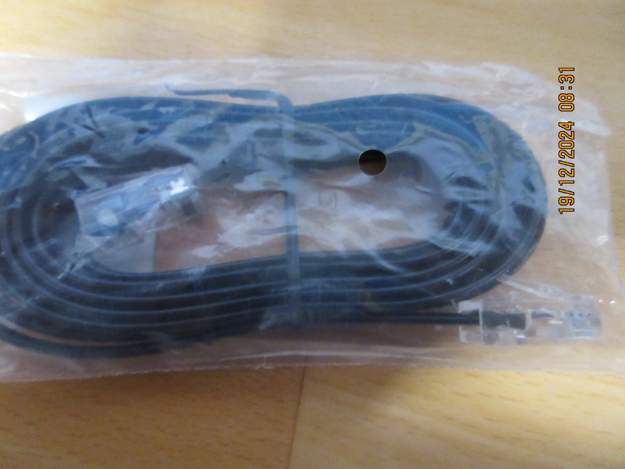 SCHRACK Propojovací kabel telefonní, 1x RJ-45 1x RJ-45, 3m
