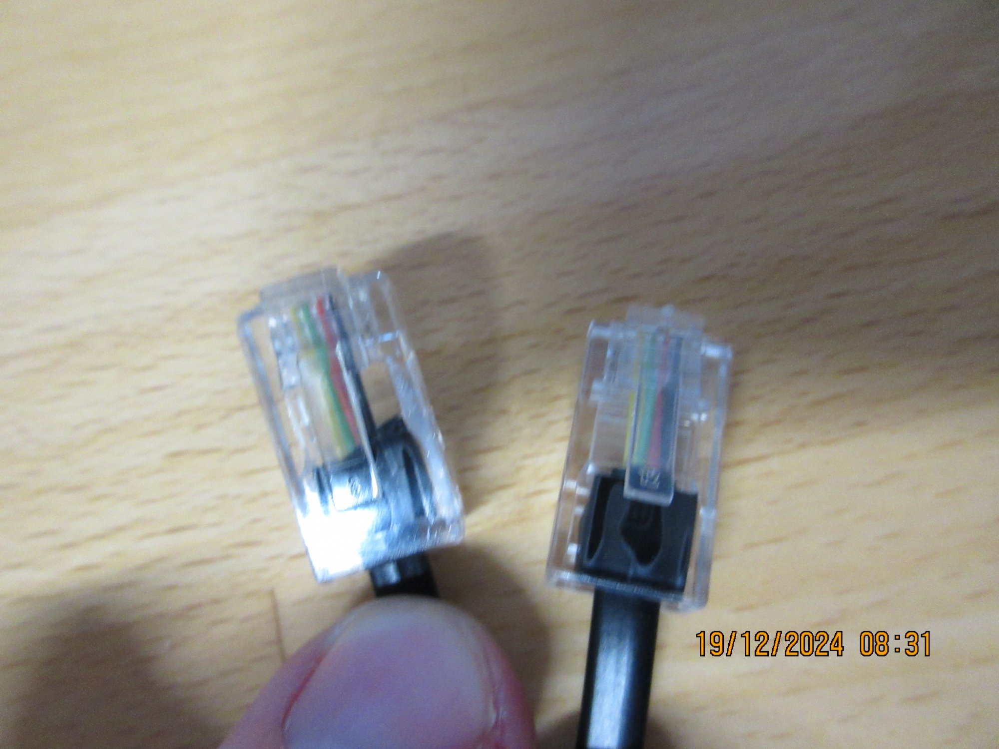 SCHRACK Propojovací kabel telefonní, 1x RJ-45 1x RJ-45, 3m