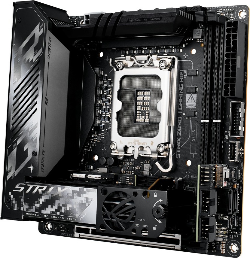 ASUS MB Sc LGA1851 ROG STRIX Z890-I GAMING WIFI, Intel Z890, 2xDDR5, 1xHDMI, 2xThunderbolt, WI-FI, Mini-ITX