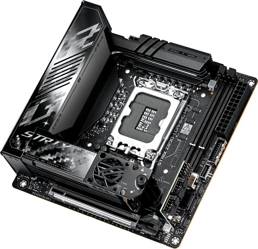 ASUS MB Sc LGA1851 ROG STRIX Z890-I GAMING WIFI, Intel Z890, 2xDDR5, 1xHDMI, 2xThunderbolt, WI-FI, Mini-ITX