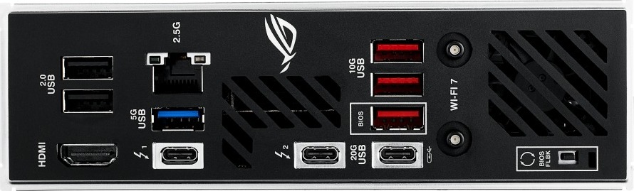 ASUS MB Sc LGA1851 ROG STRIX Z890-I GAMING WIFI, Intel Z890, 2xDDR5, 1xHDMI, 2xThunderbolt, WI-FI, Mini-ITX
