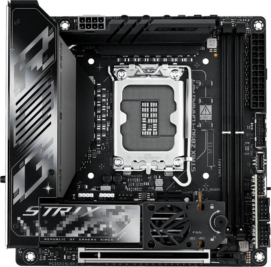ASUS MB Sc LGA1851 ROG STRIX Z890-I GAMING WIFI, Intel Z890, 2xDDR5, 1xHDMI, 2xThunderbolt, WI-FI, Mini-ITX