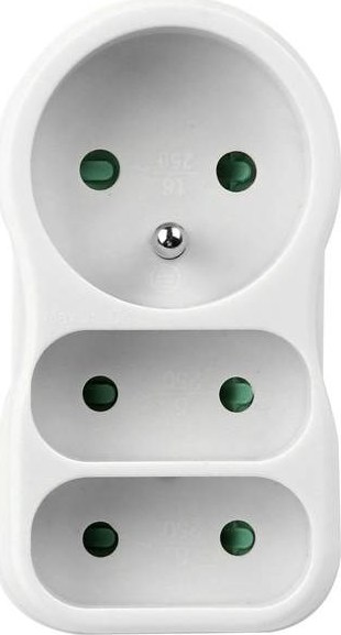 NoName Konnoc DX-FZB-01/01-2 rozbočka 1xkul.+2xplochá