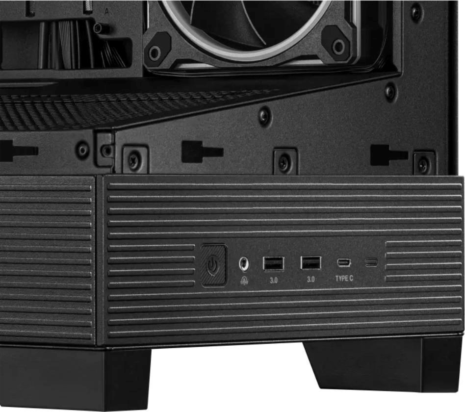 ASUS case A31 PLUS TG ARGB, Mid Tower, Průhledná bočnice, 4x120mm ARGB Fan, ARGB Hub, černá