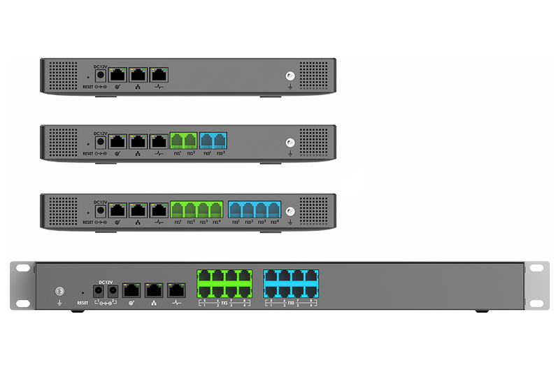 Grandstream UCM6302 Audio VoIP PBX, 500 uživ., 75 soub. hov., audiokonf. 75úč., 2xFXO, 2xFXS port