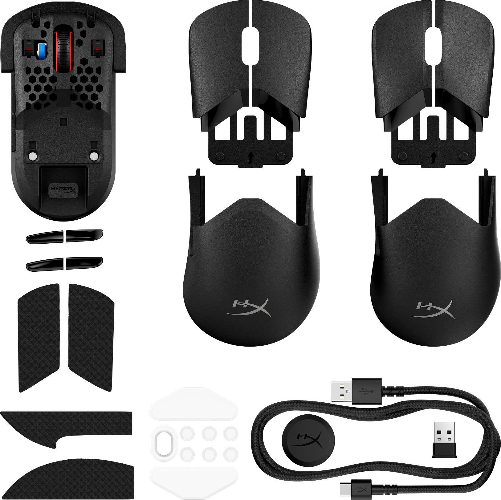 HP Inc. HyperX Pulsefire Saga Wireless - Gaming Mouse (černá) - Myš