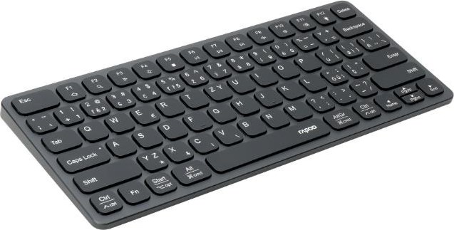 RAPOO Klávesnice UCK-6001 s 8v1 USB-C Hub, Drátová USB-C, CZ/SK, černá