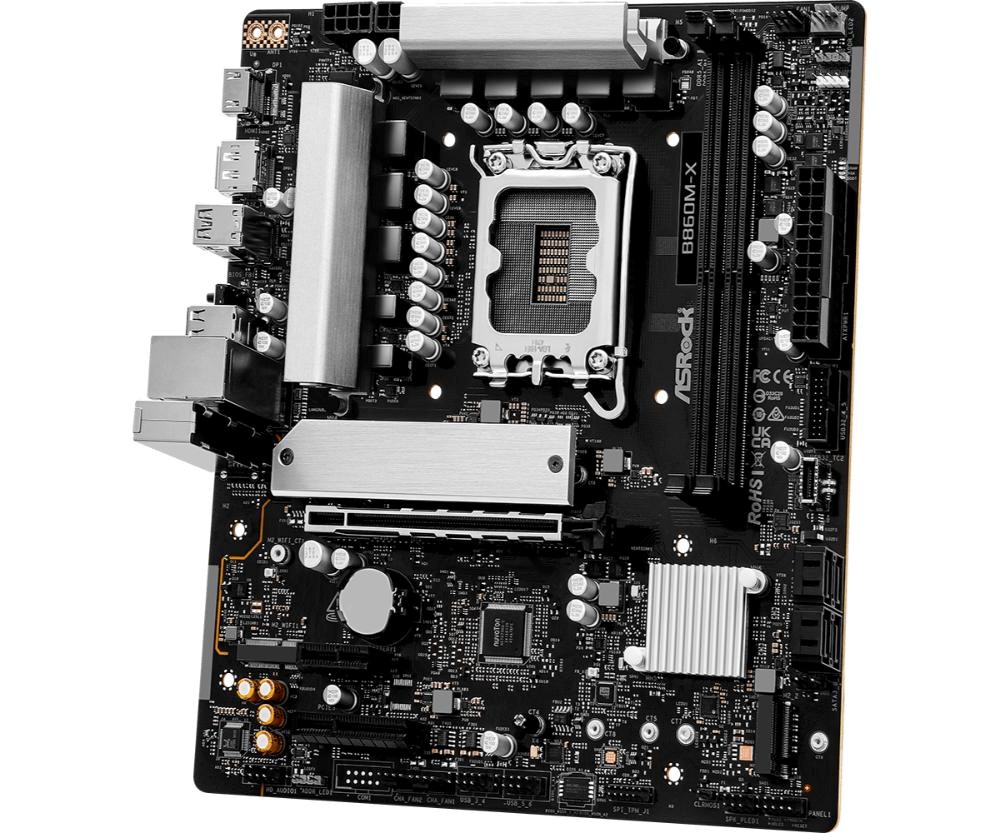 ASRock MB Sc LGA1851 B860M-X, Intel B860, 2xDDR5, 1xDP, 1xHDMI, mATX