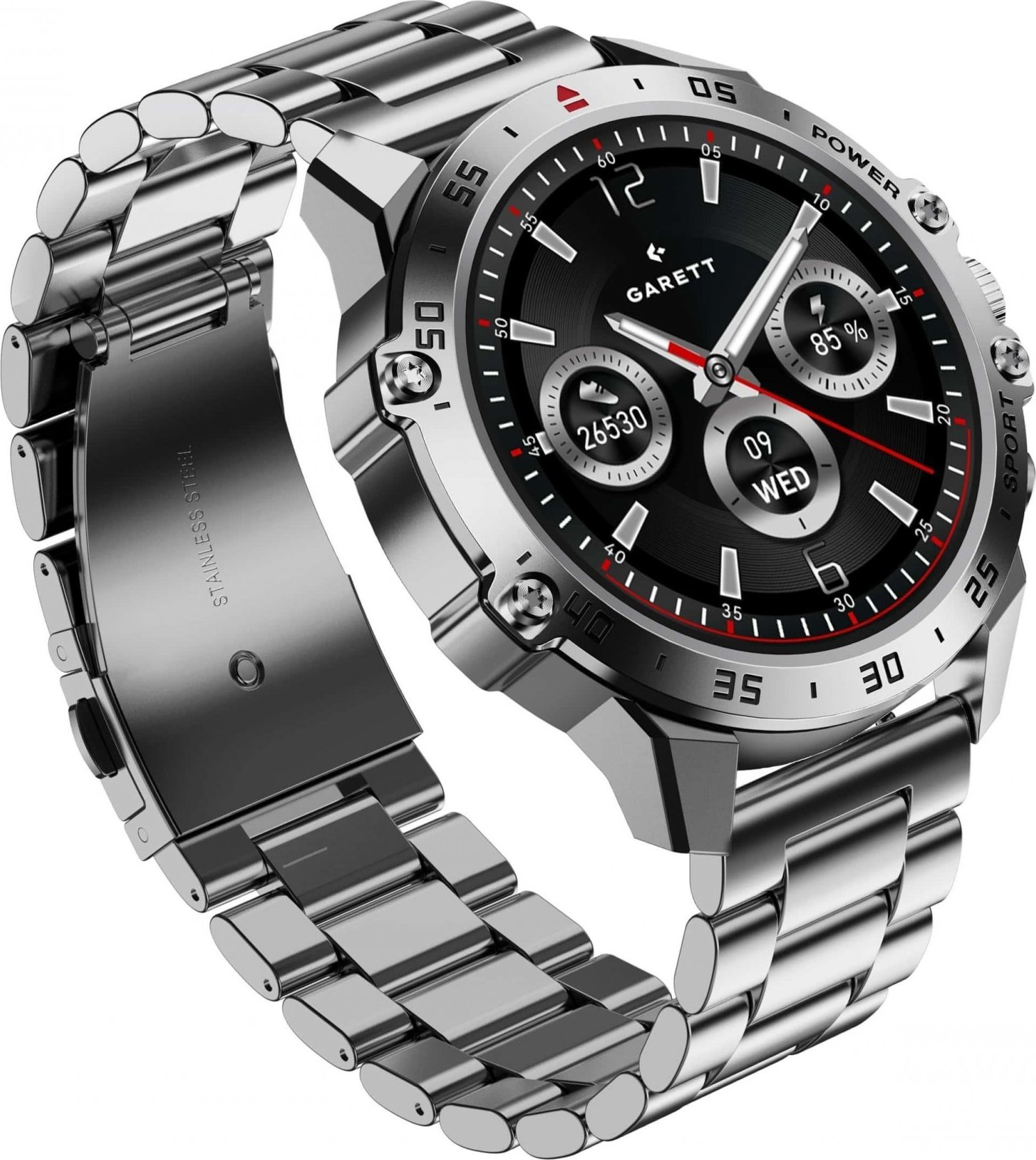 Garett Smartwatch V14 Silver Steel