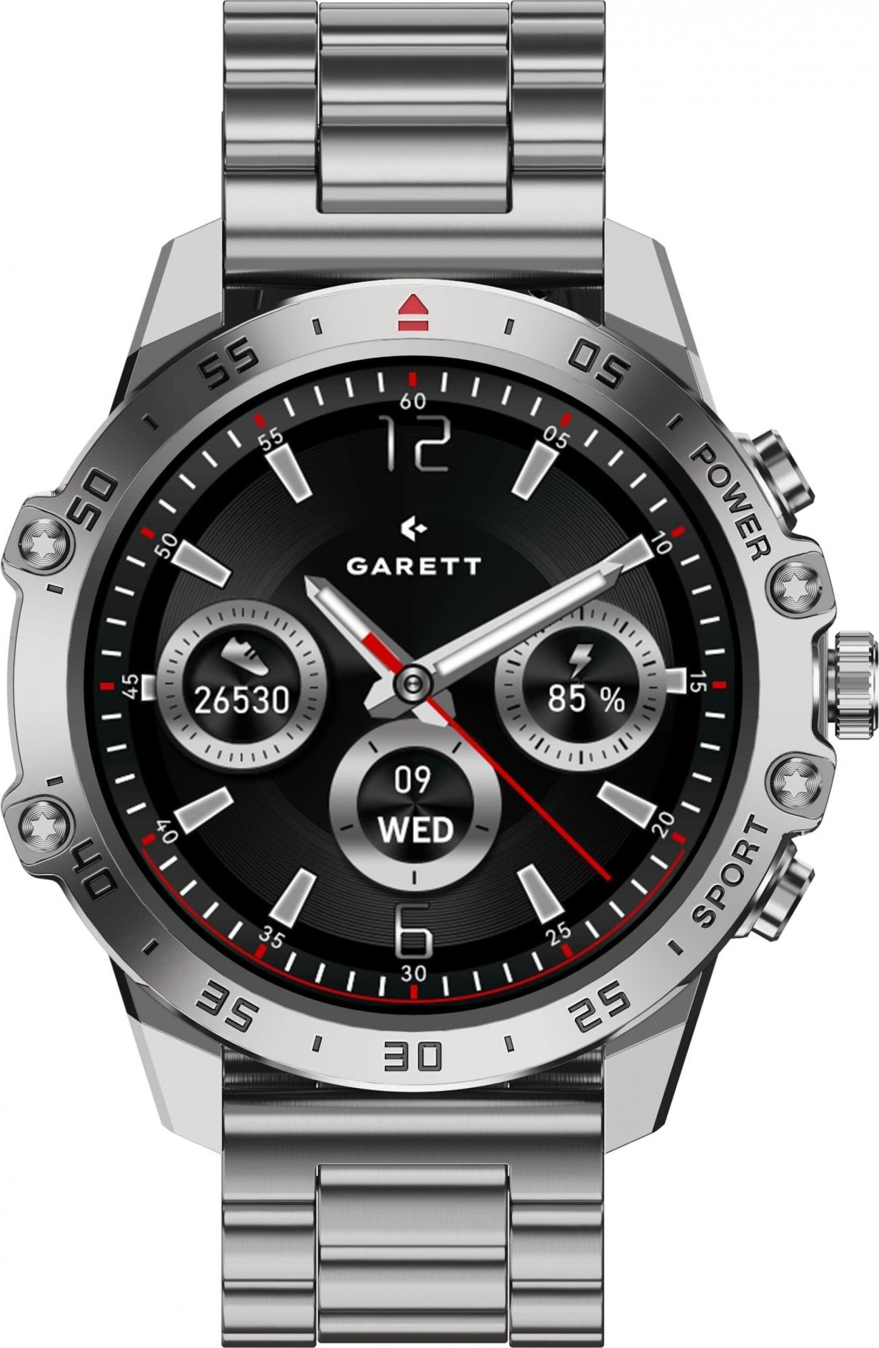 Garett Smartwatch V14 Silver Steel