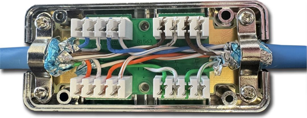 DATACOM Zářezová spojka STP CAT6A LSA SILVER