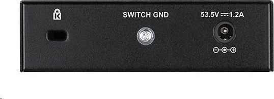 D-Link DGS-1005P 5-portový gigabitový stolový prepínač PoE+, 4 porty PoE+, rozpočet PoE 60 W