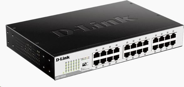 D-Link DGS-1024D 24-portový 10/100/1000 gigabitový stolný/pozemný prepínač