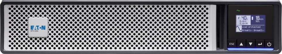 Eaton 5PX 2200i RT2U Netpack G2, Gen2 UPS 2200VA / 2200W, 8 zásuvek IEC, rack/tower, LAN karta ( EBM: 5PXEBM72RT2UG2 )