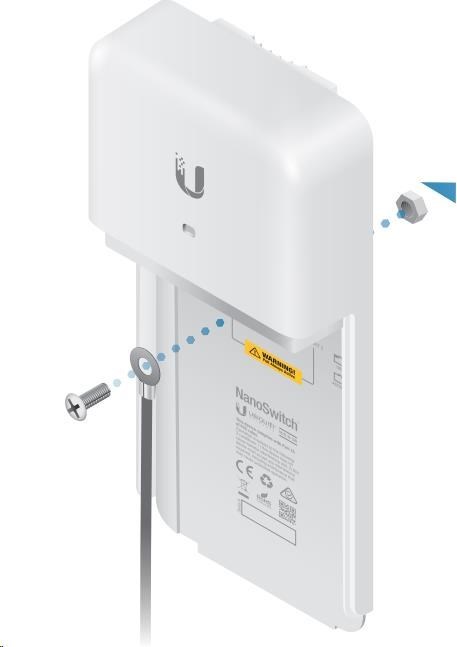 Ubiquiti UBNT NanoSwitch [4x Gigabit, pasívny PoE passthrough]