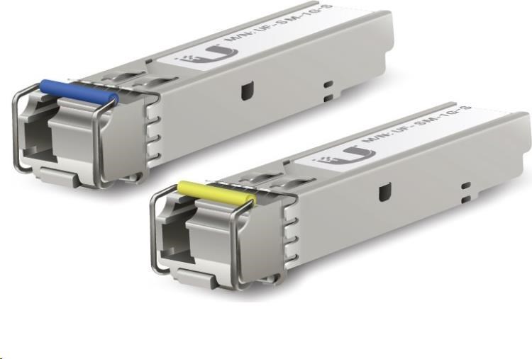 Ubiquiti UBNT UACC-OM-SM-1G-S-2 (UF-SM-1G-S) - U Fiber, Single-Mode Module, 1G, BiDi, 2-Pack
