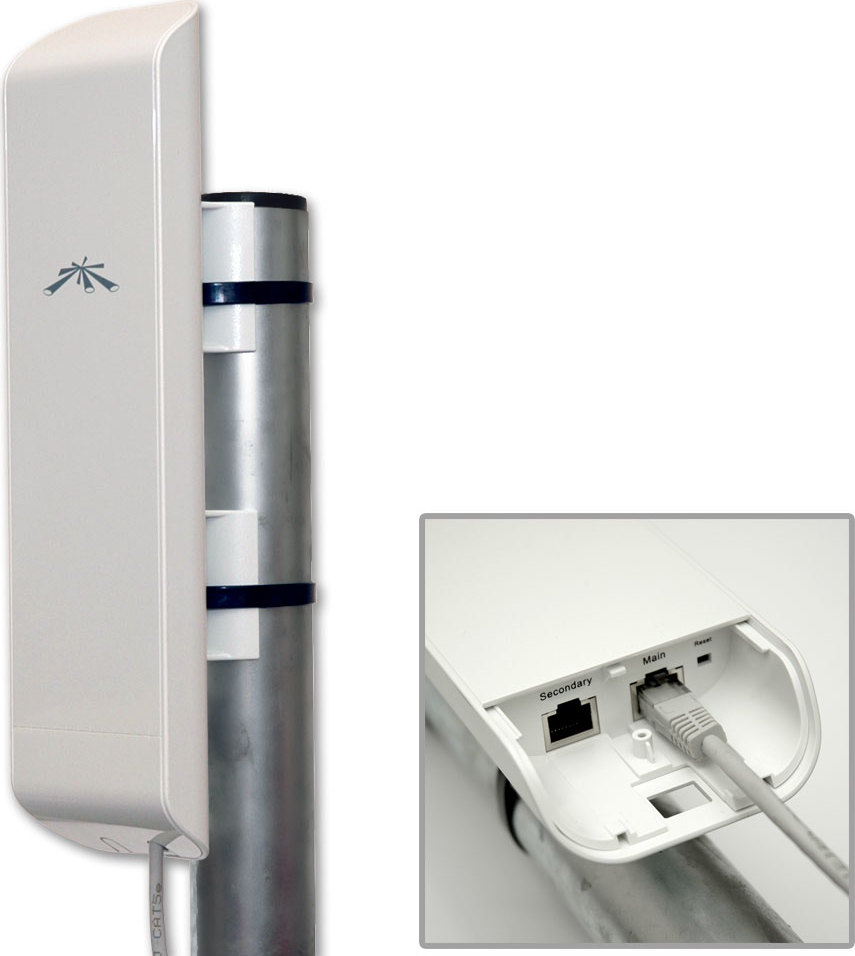 Ubiquiti UBNT airMAX NanoStation M5 [5GHz, 16dBi anténa, Client/AP/Repeater, 802.11a/n, MIMO]