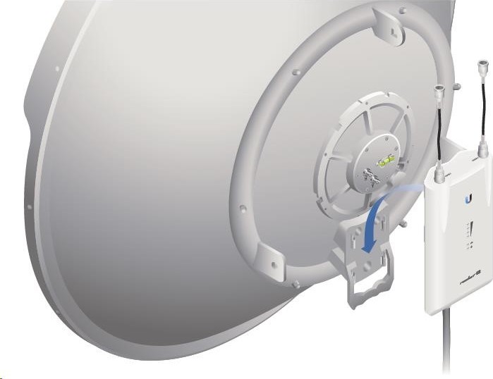 Ubiquiti UBNT airMAX Rocket5 AC Lite [Klient/AP/Repeater, 5GHz, 802.11ac, 27dBm, 2xRSMA]