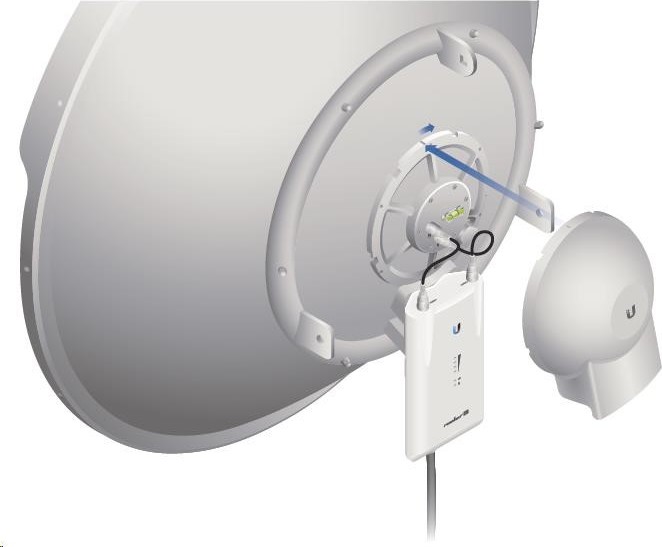 Ubiquiti UBNT airMAX Rocket5 AC Lite [Klient/AP/Repeater, 5GHz, 802.11ac, 27dBm, 2xRSMA]