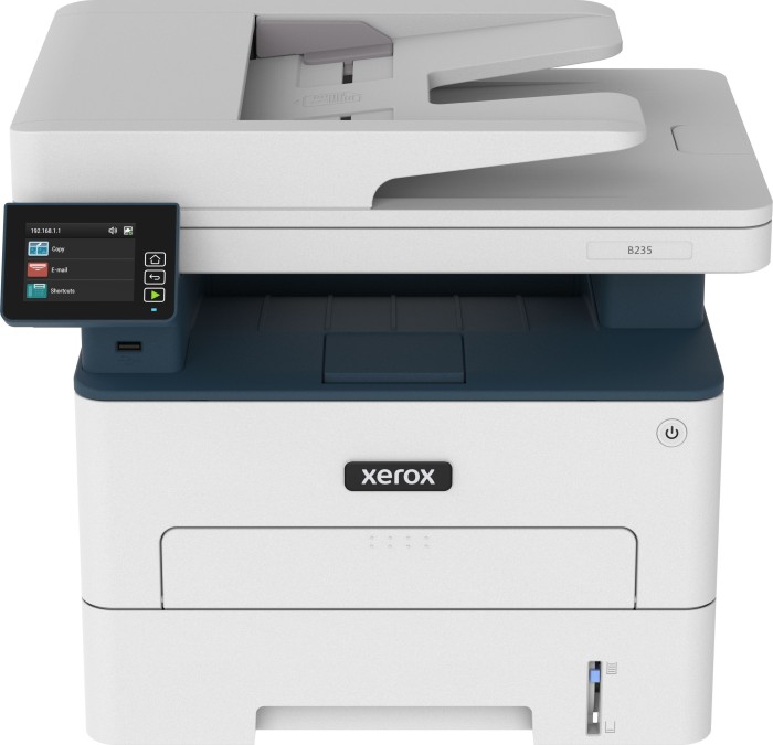 Xerox B235V_DNI B&W laser. MFZ, A4, USB/Ethernet, 512 MB, DUPLEX, ADF, 34 str./min., NET, Wifi, Apple AirPrint, Google