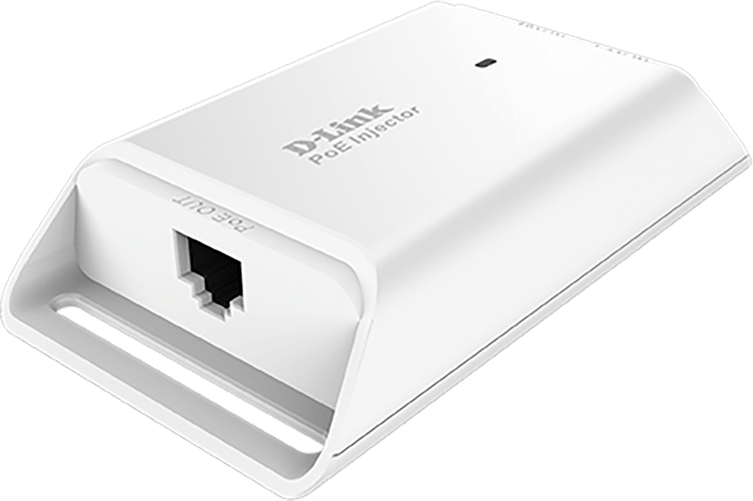 D-Link DPE-101GI 1portový gigabitový PoE injektor, 802.3af