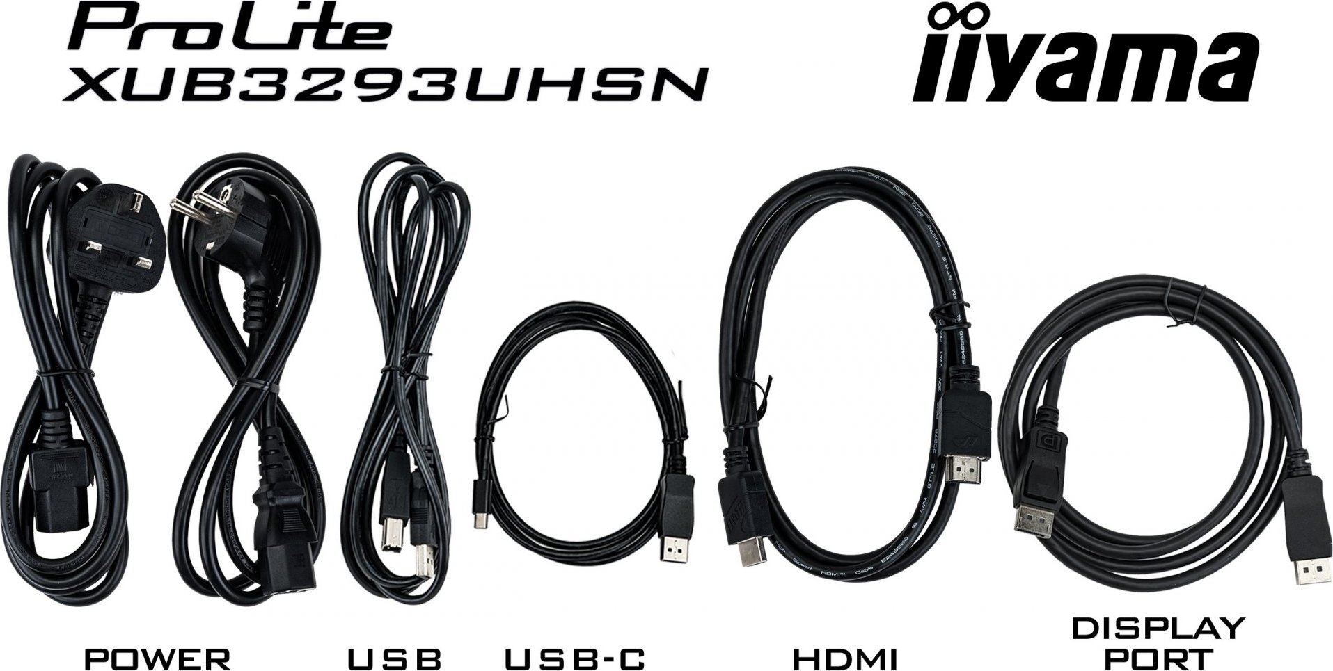 iiyama ProLite/XUB3293UHSN-B5/31,5"/IPS/4K UHD/60Hz/4ms/Black/3R