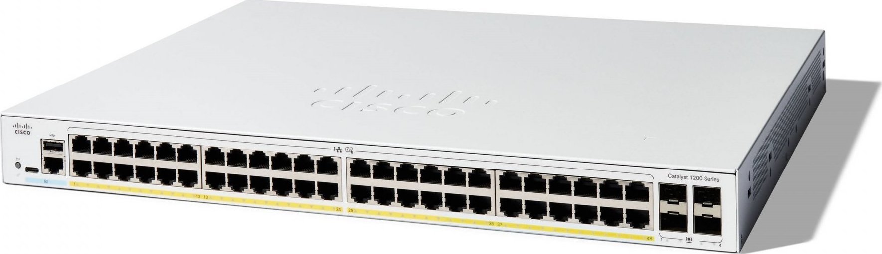 Cisco Catalyst switch C1200-48P-4G (48xGbE,4xSFP,48xPoE+,375W)