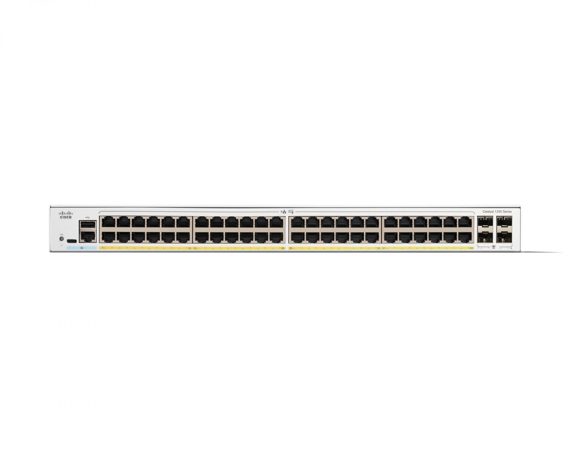Cisco Catalyst switch C1200-48P-4G (48xGbE,4xSFP,48xPoE+,375W)