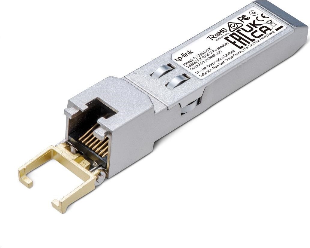 TP-Link SM5310-T SFP+ metalický modul 10Gb/s, RJ-45, 30m