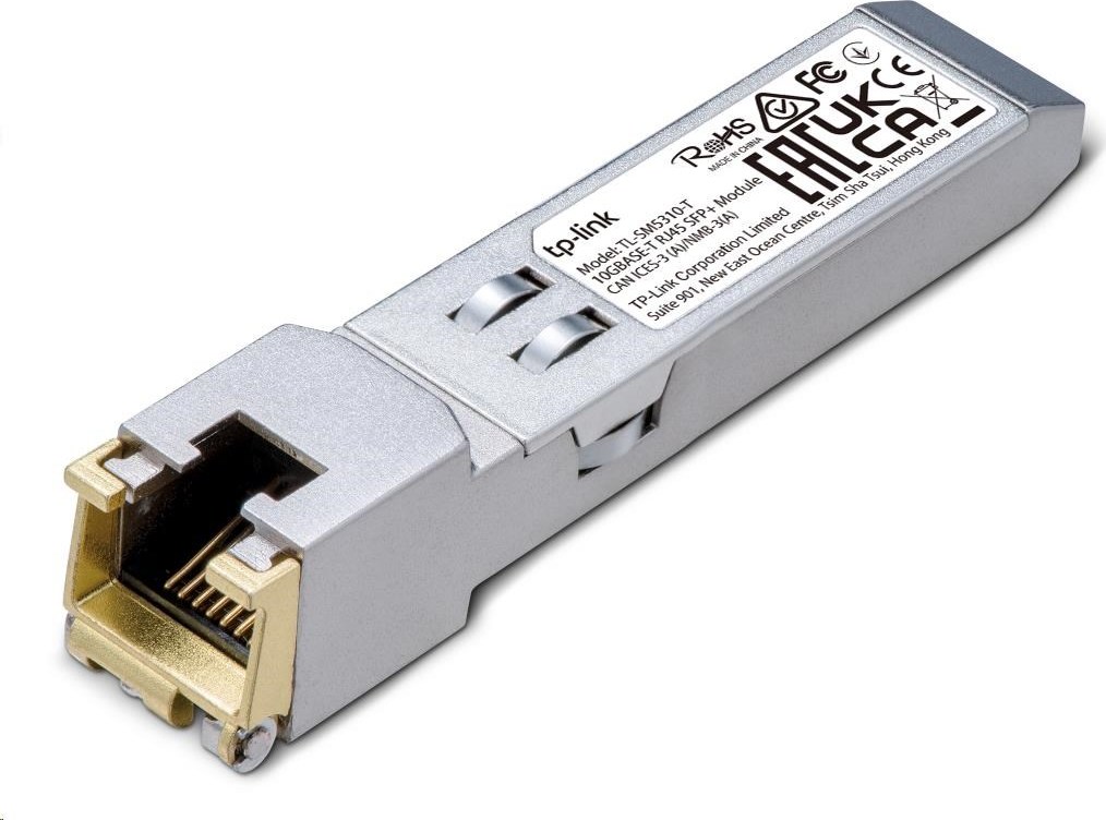 TP-Link SM5310-T SFP+ metalický modul 10Gb/s, RJ-45, 30m