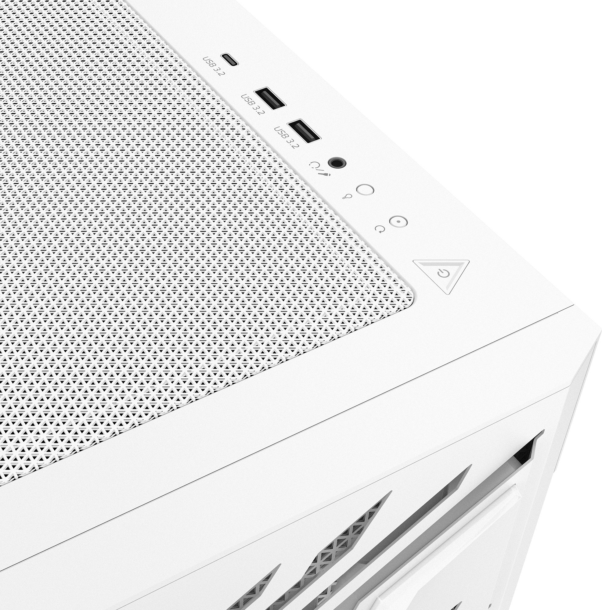 ADATA XPG case STARKER AIR BTF Mid-Tower, bez zdroje, 4x 120mm ARGB, Bílá
