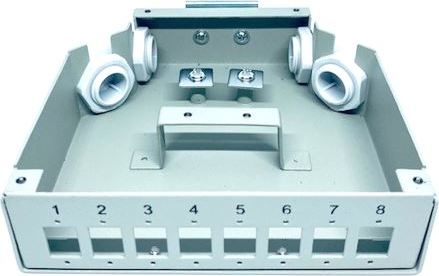 OEM Optický box 8C na DIN lištu 8xSC Simplex