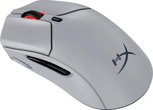 HyperX Pulsefire Haste 2 Pro/Herní/Optická/Pro praváky/26 000 DPI/USB+BT/Šedá