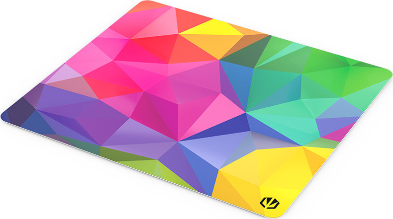 ENDORFY Podložka pod myš Crystal Spectrum L, 400x450x3, barevná