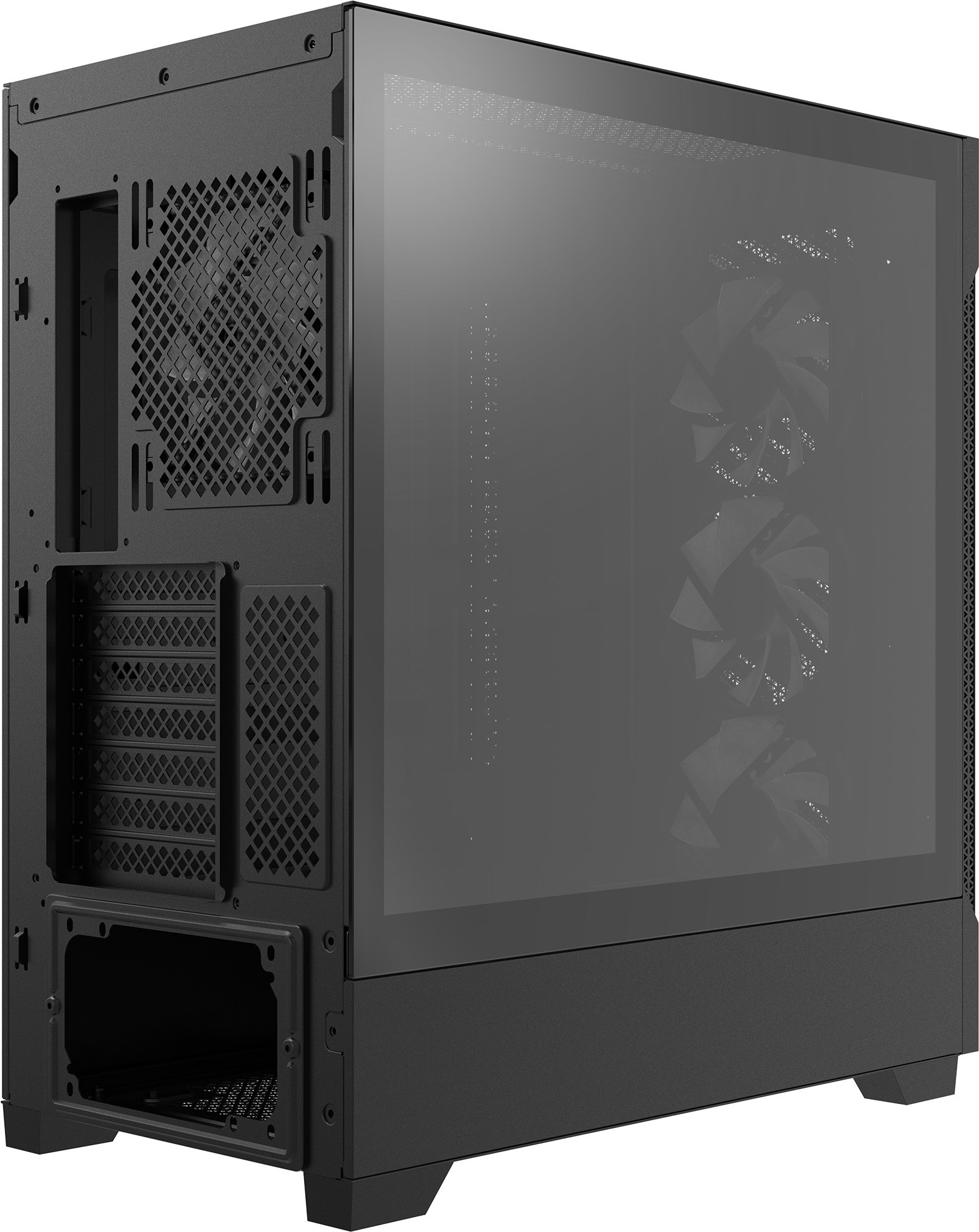 ADATA XPG case STARKER AIR BTF Mid-Tower, bez zdroje, 4x 120mm ARGB, Černá
