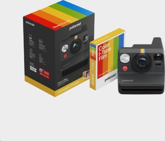 Polaroid Now Gen 3 Black bundle with Color Film (8 photos)