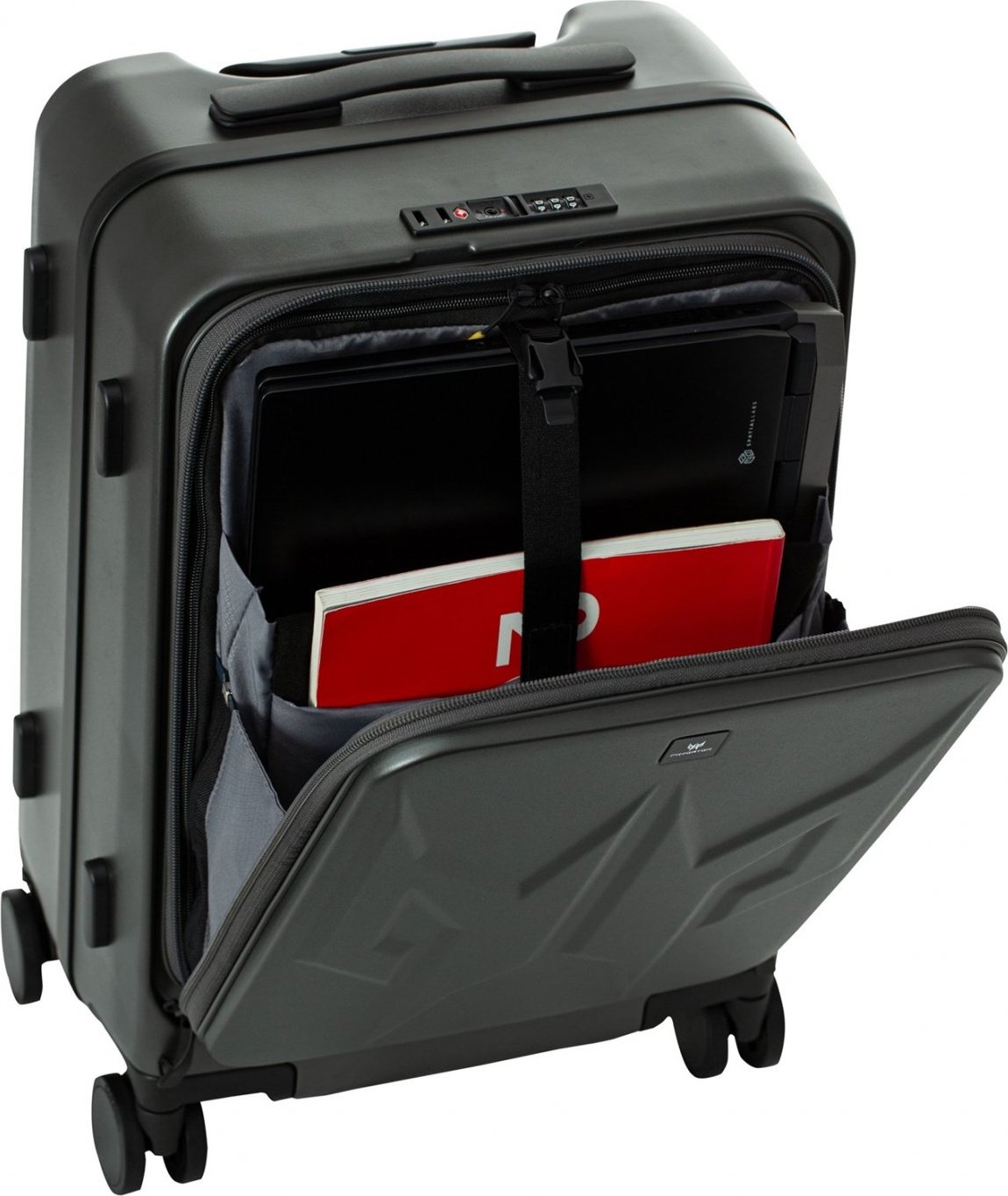 ACER Predator Streetstyle Luggage 20", black, kufr, TSA kombinační zámek, přední otevírání, kapsa na notebooky tablet